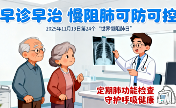 “呼吸不顺畅，当心慢阻肺”——2025年世界慢阻肺日义诊预告